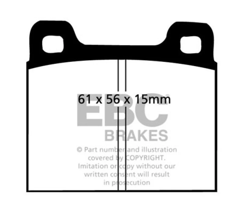 ebc_DP5104NDX-67931f969aaa1 EBC 64-69 Porsche 911 2.0 (M Caliper) (Solid front rotor) Yellowstuff Front Brake Pads