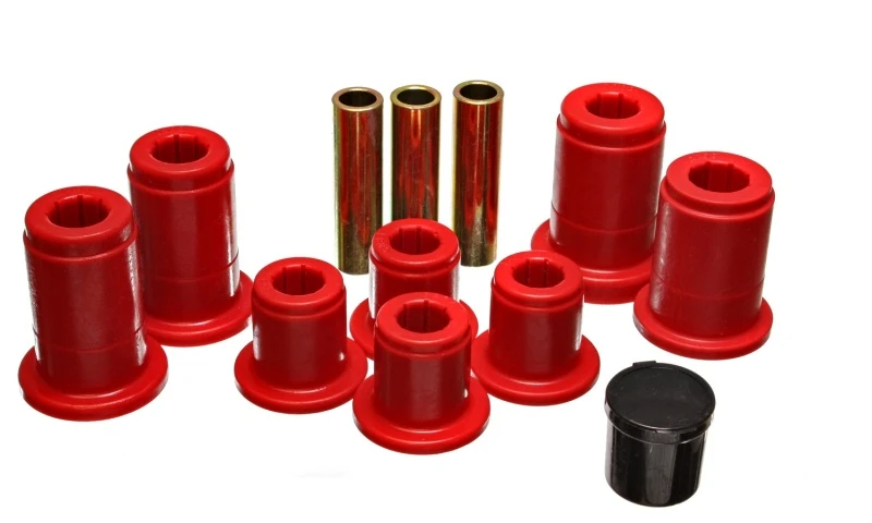 Energy Suspension Vordere Kontrollarm-Buchsen-Set - Rot