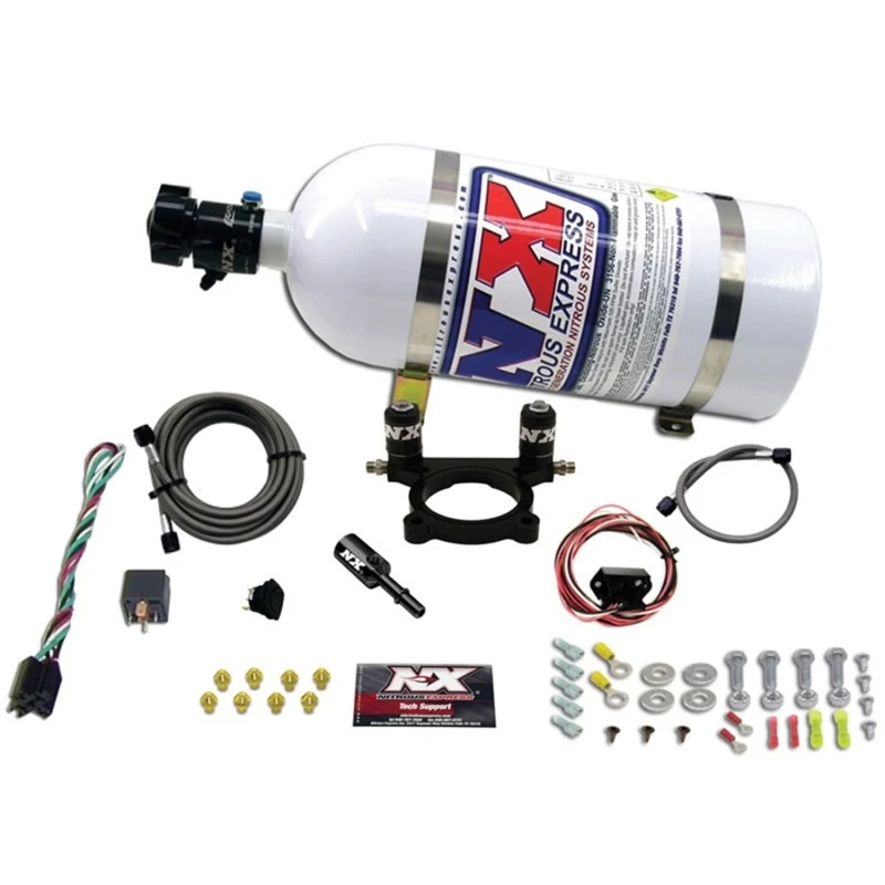 Nitrous Express Nitrous-Plate-Kit (35-100PS) mit 10lb-Flasche für 2013+ Subaru BRZ