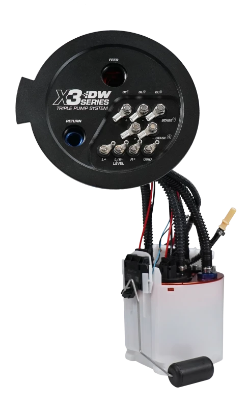 DeatschWerks 20-24 A90/91 Toyota Supra/G8X BMW M3/M4 Fuel Pump Module w/Triple DW420s