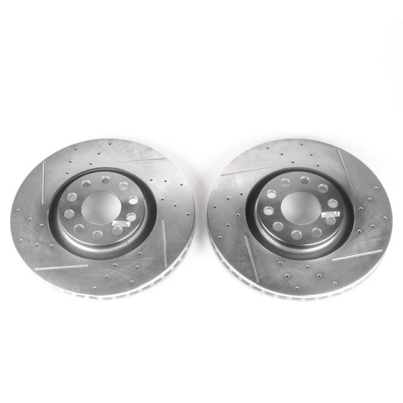 powerstop_EBR637XPR-67945f18f319a Power Stop 06-09 Audi A4 Front Evolution Drilled & Slotted Rotors - Pair