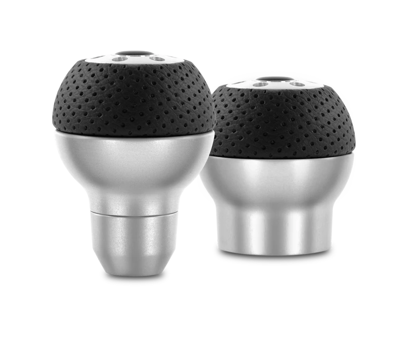 Momo Race Shift Knob - Aluminum, Black Airleather Insert
