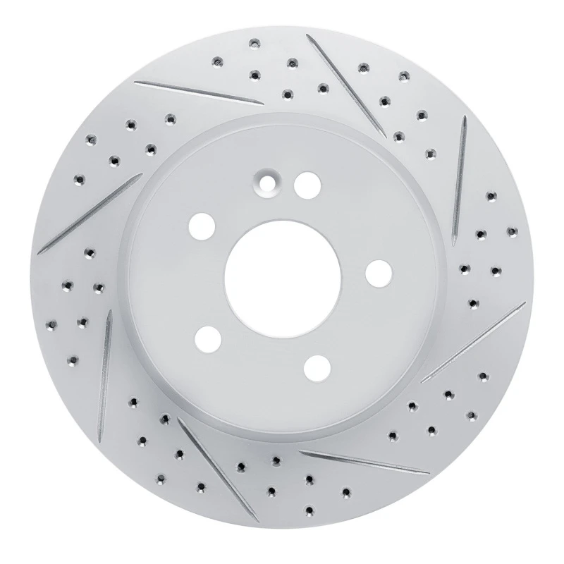 DFC 98-05 Mercedes-Benz Ml350 Front Right Drilled & Slotted Geoperformance Rotor
