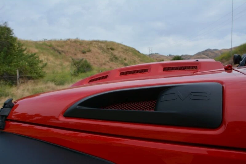 DV8 Offroad Heat Dispersion Motorhaube für 2007–2018 Jeep Wrangler JK