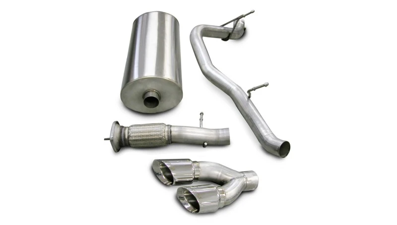 Corsa 2007-2010 Cadillac Escalade 6.2L V8 Poliertes Sport-Kat-Back-Auspuffsystem