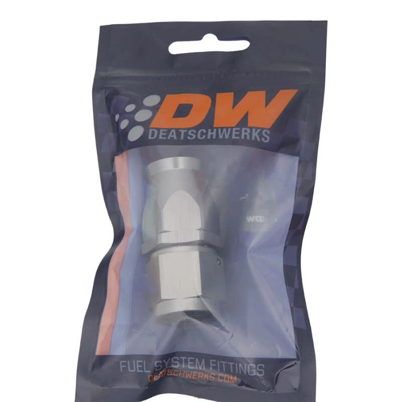 DeatschWerks 10AN Weibliche Schwenk gerade Schlauchend PTFE (Inkl. 1 Olive-Einsatz)