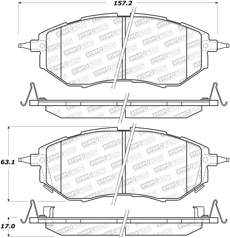 StopTech Street Brake Pads