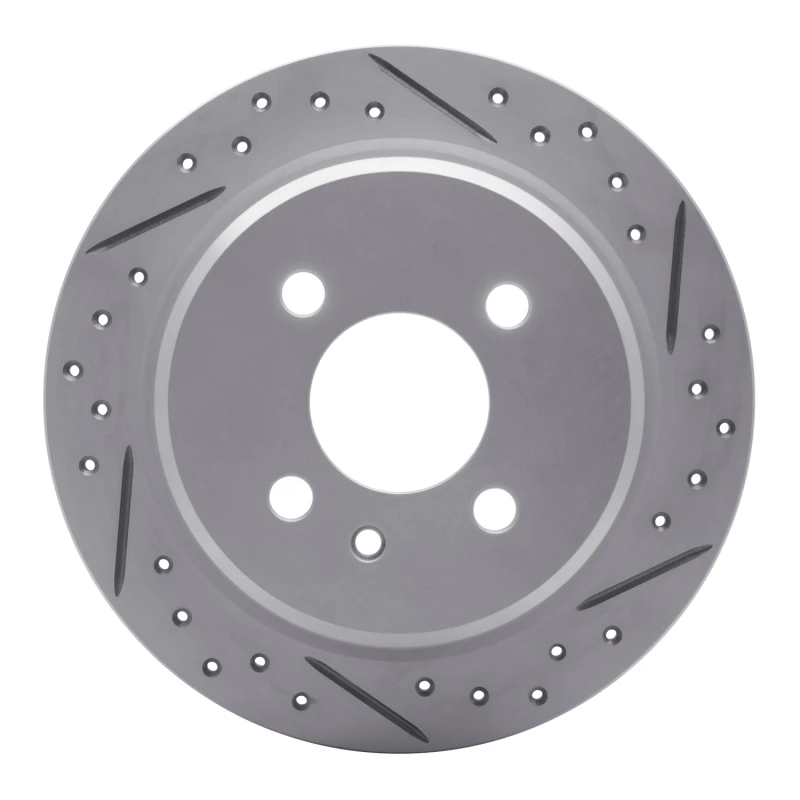 DFC 84-91 BMW 325Ix Rear Right Drilled & Slotted Geoperformance Rotor