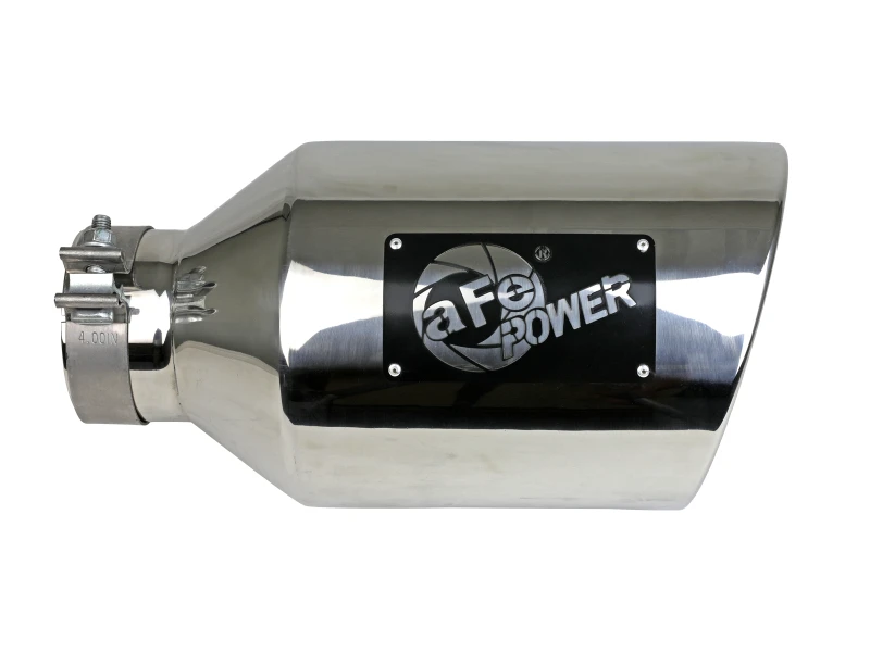 aFe Power MACH Force-Xp 304 Edelstahl-Klemmschlauch-Endrohr - Poliert