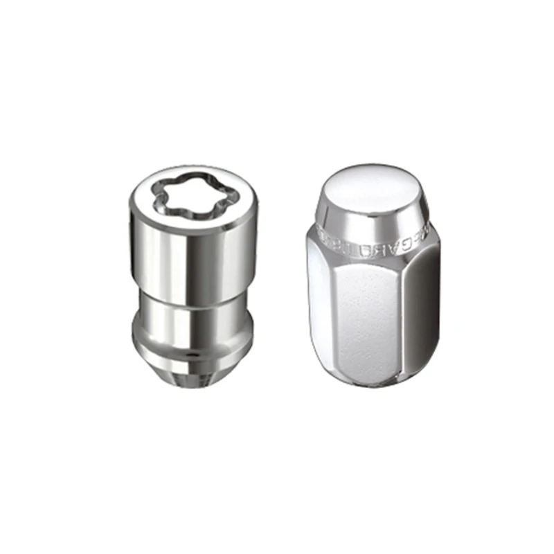 McGard 5-Lug-Hex-Installationskit mit Sperren (Kegel-Sitz-Mutter) 1/2-20 / 13/16 Hex / 1,5 Zoll Länge - Chrom