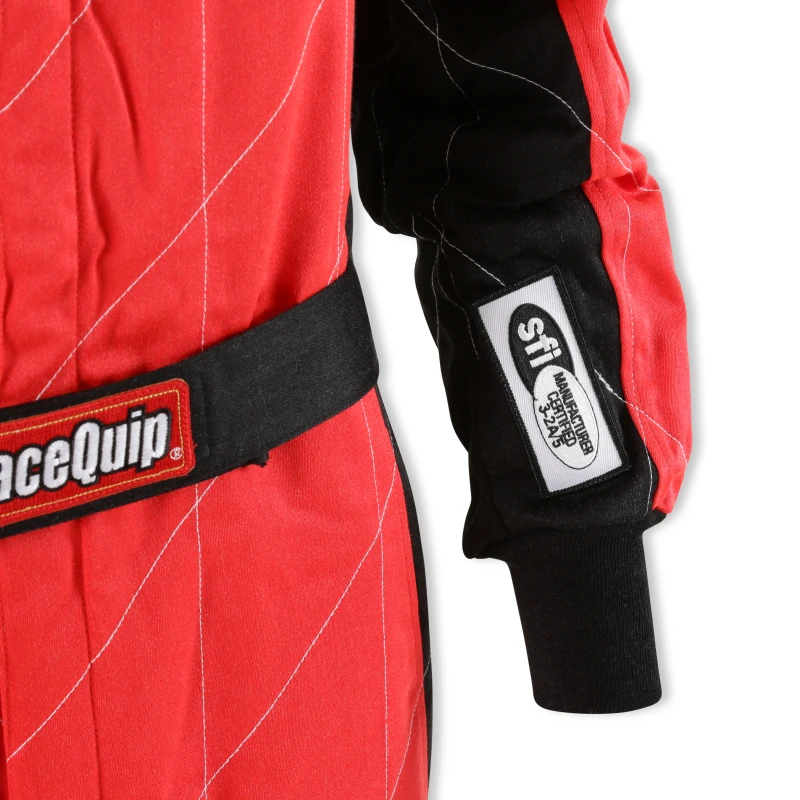 RaceQuip Red Chevron-5 Suit SFI-5 - Medium Tall