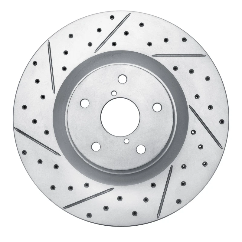 DFC 19-23 Subaru Ascent Front Left Drilled & Slotted Geoperformance Rotor