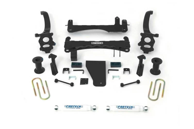 Fabtech 18-21 Nissan Titan 4WD 6-Zoll-Basis-System mit Perf.-Shocks