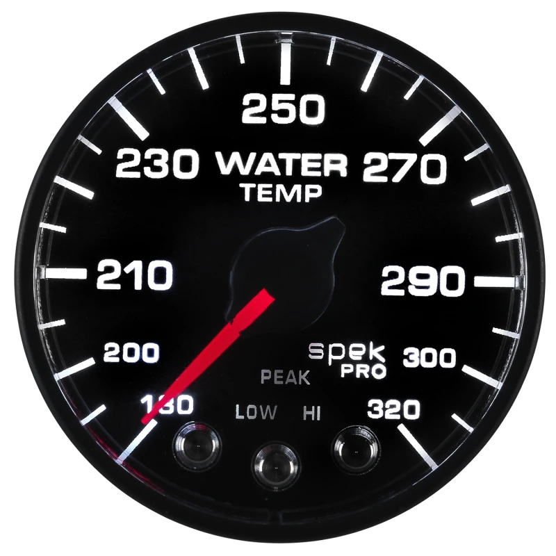 Autometer Spek-Pro - Nascar 2-1/16in Water Temp 180- 320F Bfb Ecu