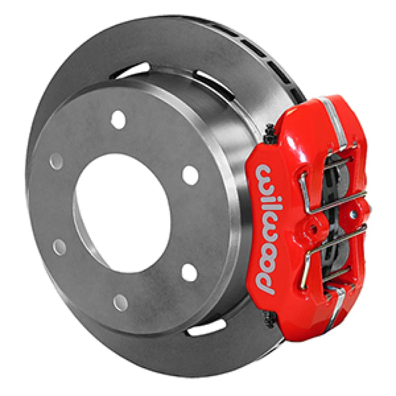 Wilwood 63-87 C10/C15 DynaPro FDPLP Red Calipers 11in x.81in Rotors 6-Lug Rear Disc Brake Kit