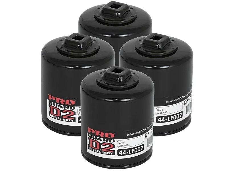 afe_44-LF009-MB-6792ccc4f03f2 aFe Pro GUARD D2 Oil Filter 03-06 GM Trucks V8 4.8L/5.3L/6.0L (4 Pack)