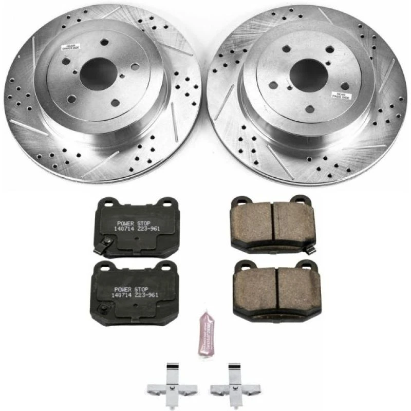 Power Stop Z23 Evolution Sport Brake Kit for 05-07 Subaru Impreza Rear