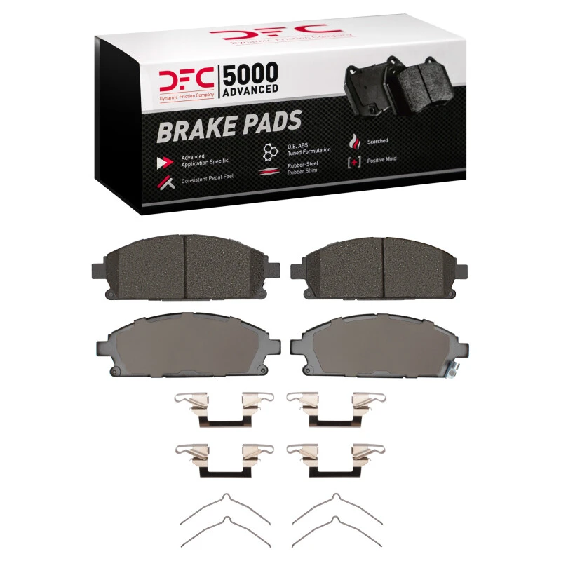 DFC 96-04 Infiniti QX4 Front 5000 Advanced Ceramic Brake Pads and Hardware Kit