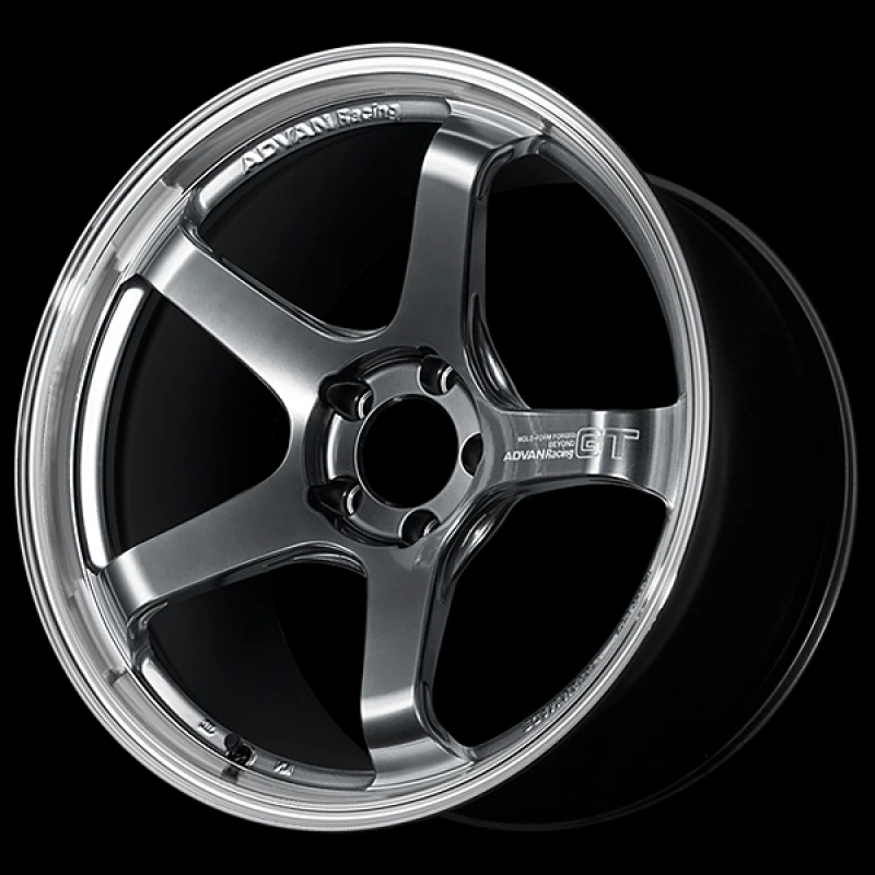 Advan GT Beyond 17X7.5 / +39 Offset / 5x112 BC / +39mm Bore / Machining and Hyper Platinum Black