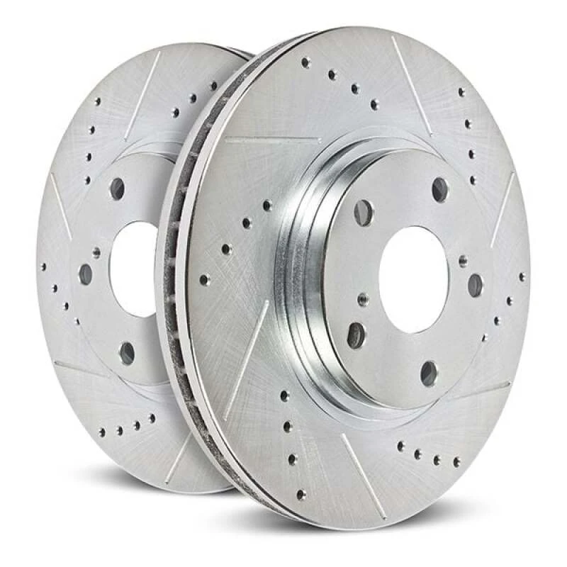 Power Stop 22-24 Acura MDX Front Drilled & Slotted Rotor - Pair