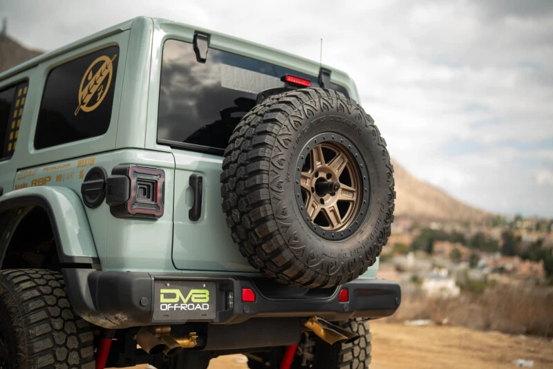 DV8 Offroad Spare Tire Carrier für 2018–2025 Jeep Wrangler JL