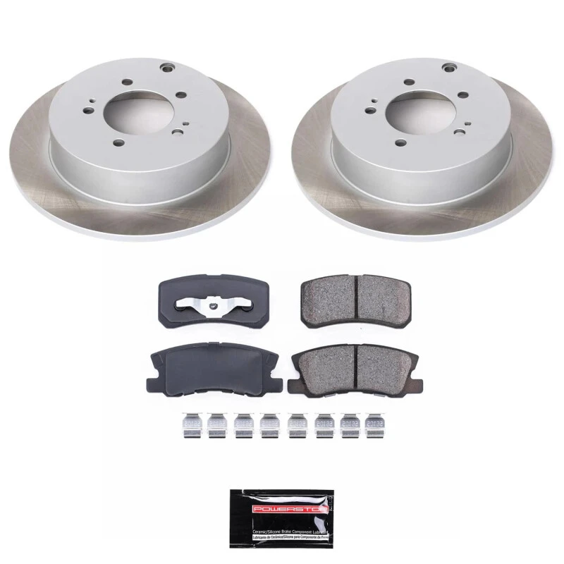 Power Stop Rear Semi-Coated Rotor Kit for 07-13 Mitsubishi Outlander