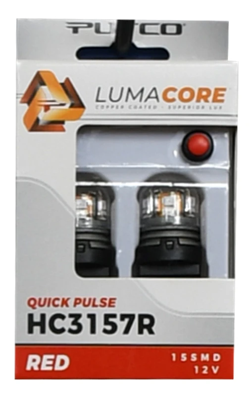 putco_HC3157R-67946a9d56fff Putco LumaCore 3157 Rot - Paar (x3 Strobe mit Bright Stop)