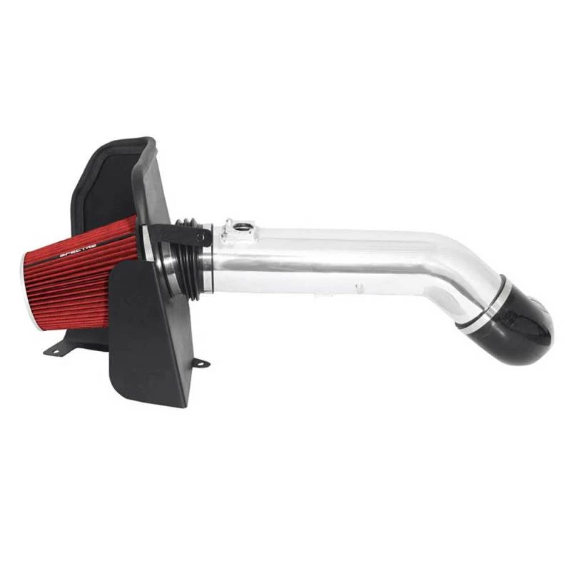 Spectre 09-12 GM Truck V8-4.8/5.3/6.0L F/I Luftansaug-Kit - Poliert mit rotem Filter