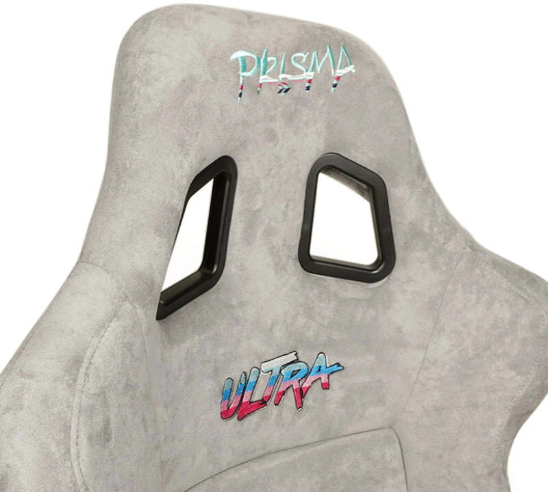 NRG FRP Bucket Seat ULTRA Edition - Large (Grau Alcantara/Pearlized Back)