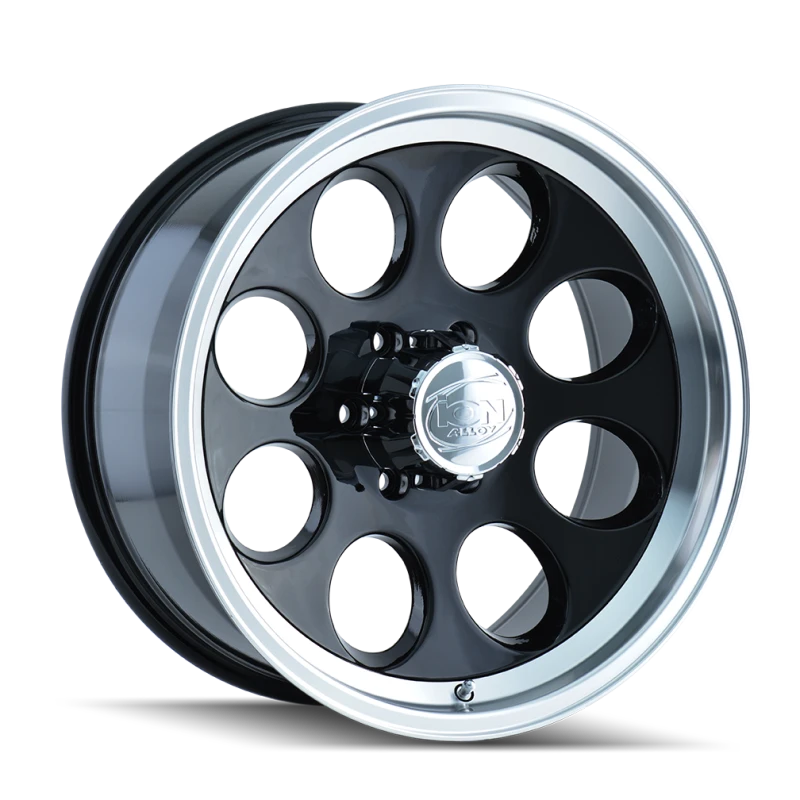 ION Type 171 16x8 8x165.1 BP -5mm Offset 130.8mm Hub Black/Machined Wheel