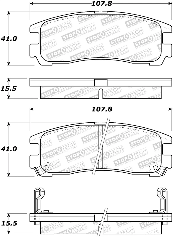 StopTech Street Brake Pads