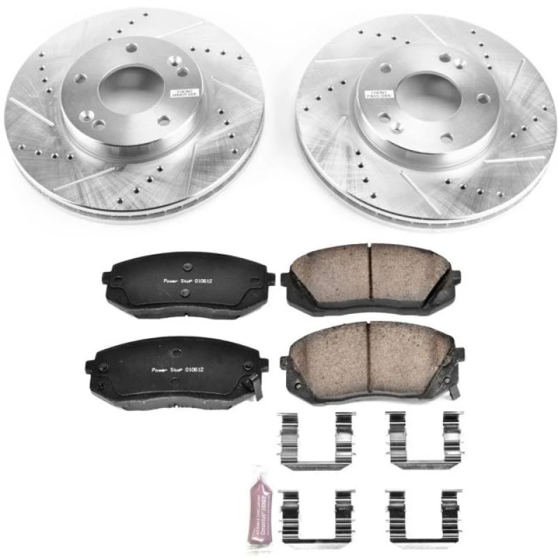 powerstop_K5851-67944f36c744d Power Stop 07-10 Kia Rondo Front Z23 Evolution Sport Brake Kit
