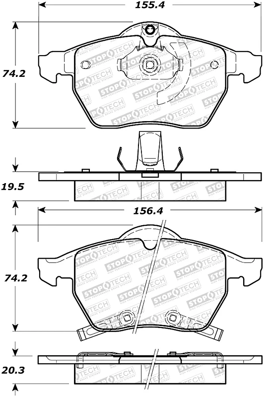 stoptech_305.08190-6794e8b218280 StopTech Street Select Brake Pads - Front