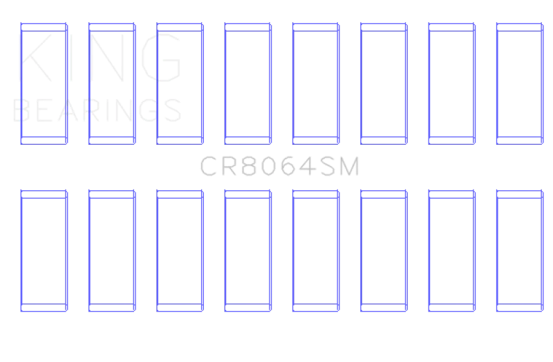 King Engine Bearings Ford Godzilla 7.3L Rod Bearing Set - Size STD