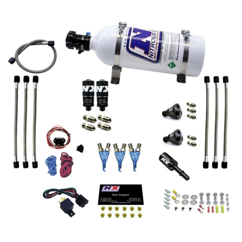 Nitrous Express Drei-Zylinder-EFI-Piranha-Nitrous-Kit