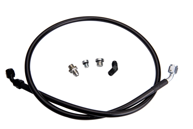 Fleece Performance Duramax Remote-Turbo-Öl-Zulaufleitung-Kit für 01-16 Duramax mit 1/4 NPT Öleingang