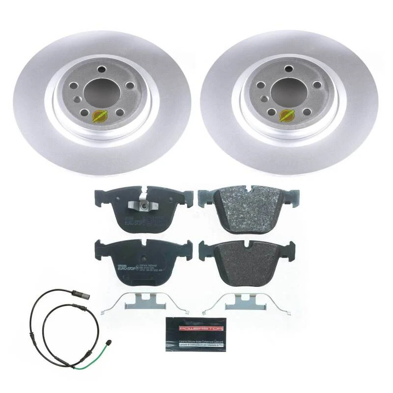 Power Stop 10-15 BMW 550i GT Rear Euro-Stop Brake Kit