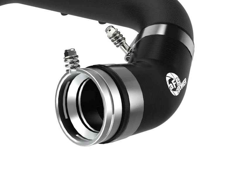 aFe BladeRunner Schwarz 2-3/4 Zoll Aluminium Ladeluftrohr 2021 Toyota Supra GR (A90) I4-2.0L (t) B48