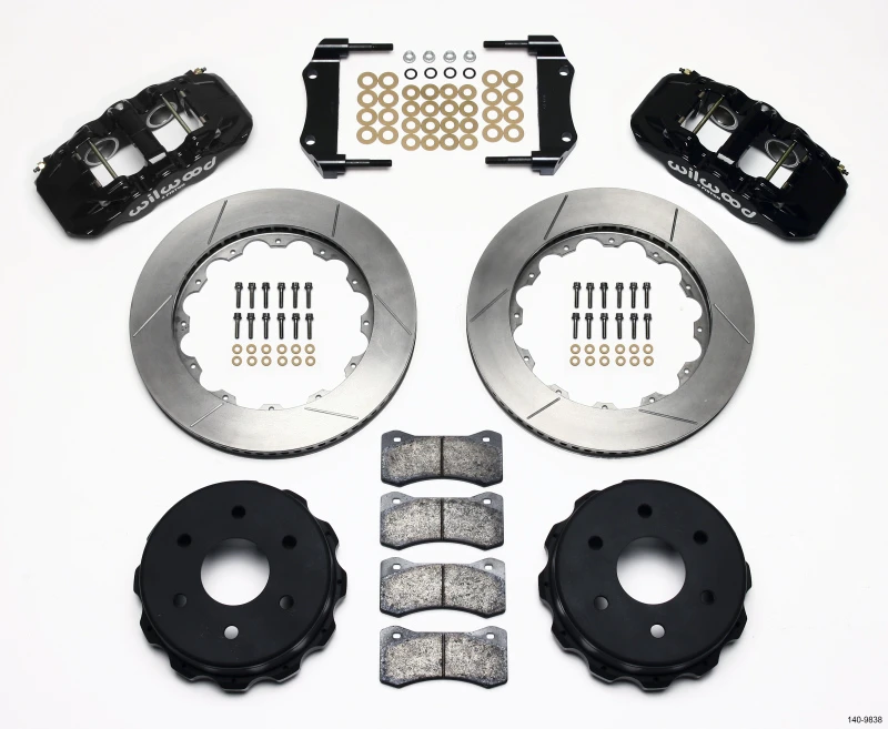 Wilwood AERO4 RearTruck Kit 14.25in 1999-2010 GM 1500-SUV 2 Piston OE Caliper