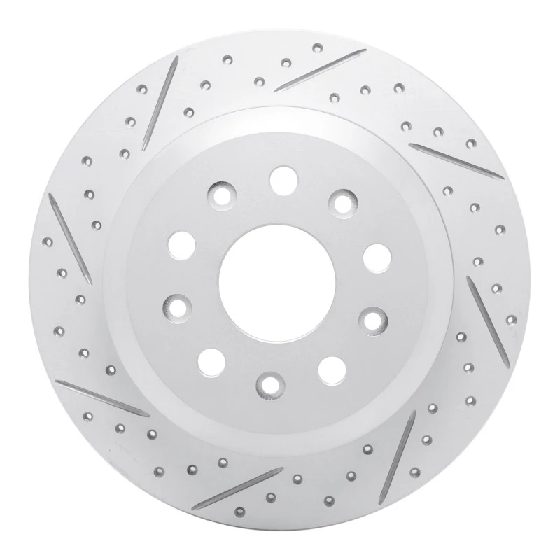 DFC 18-25 Jeep Wrangler Rear Left Drilled & Slotted Geoperformance Rotor