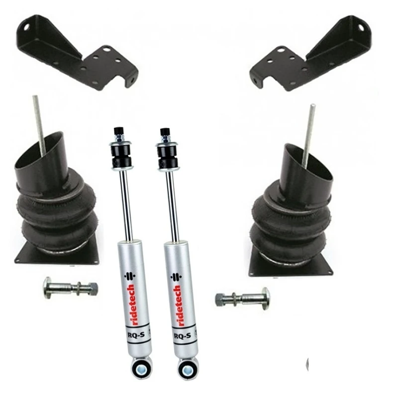Ridetech 58-64 Impala Front CoolRide Air Spring & RQ-S Shock Kit (For Use With Stock Arms)