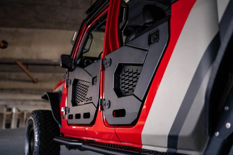 DV8 Offroad Spec Series Half Doors - Rear Set für 2018-2022 Jeep Wrangler JL & Gladiator JT