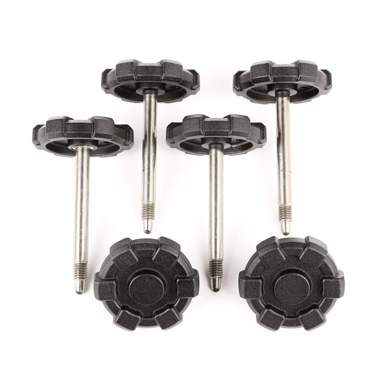 Rugged Ridge Elite Türumrandungsknöpfe 4-Türer 07-18 Jeep Wrangler JKU