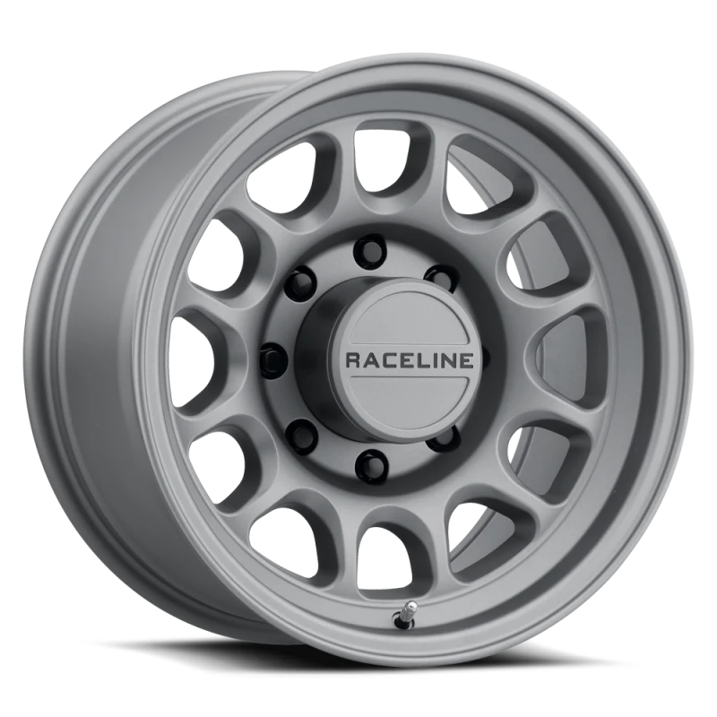 Raceline 958T Rogue 18x9in / 8X170 BP / 18mm Offset / 130.81mm Bore - Matte Titanium