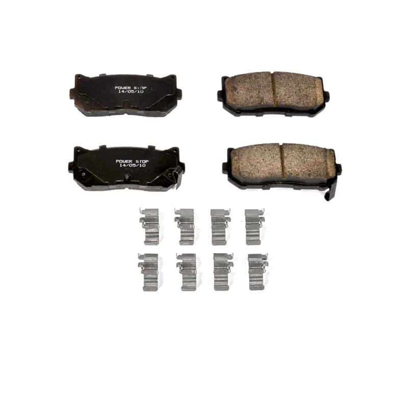 powerstop_17-775-6794511881291 Power Stop 98-01 Kia Sephia Rear Z17 Evolution Ceramic Brake Pads w/Hardware