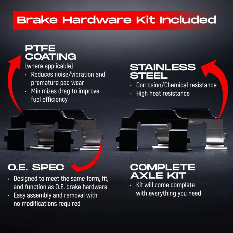 R1 07-19 BMW X6 Front & Rear Drill/Slot Carbon Coated Rotor Set w/Euro Ceramic Pads
