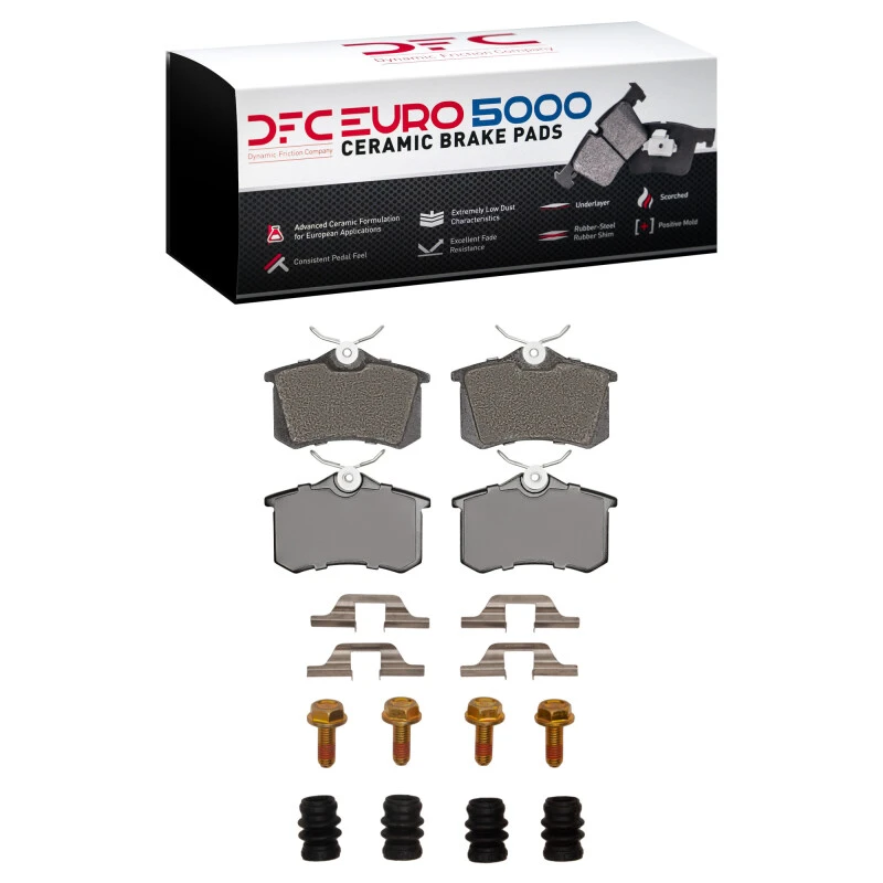DFC 99-08 Audi A6 (USA/Canada) Rear Euro 5000 Ceramic Brake Pads and Hardware Kit