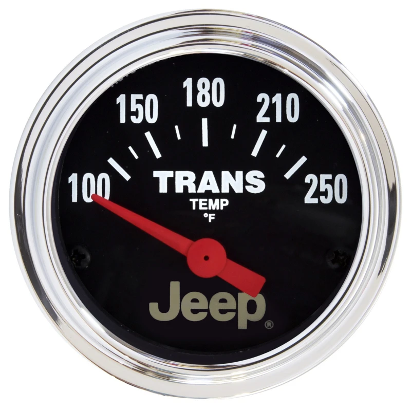 Autometer Jeep 52.4mm Shortl Sweep Electronic 100-250 Def F Transmission Temperature Gauge