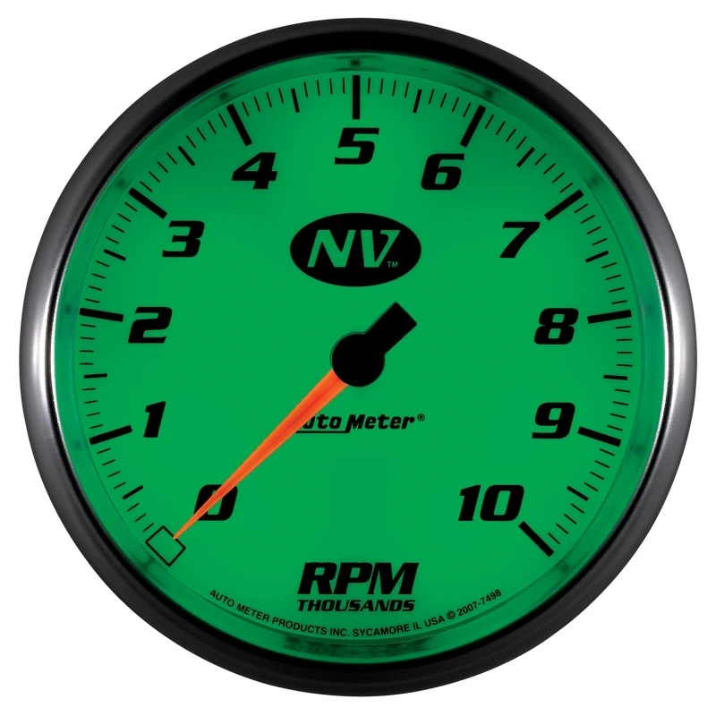 AutoMeter Tachometer 5 Zoll 10.000 U/min In-Dash NV