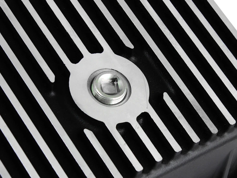 aFe Transmission Pan (Black); Ford Trucks 94-08 AODE